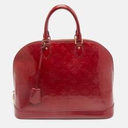 Louis Vuitton Pomme D’amour Monogram Vernis Alma GM Bag