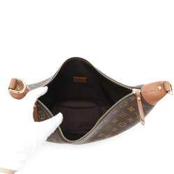  Louis Vuitton Brown Monogram Monogram Reverse Canvas Loop Hobo Bag