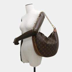  Louis Vuitton Brown Monogram Monogram Reverse Canvas Loop Hobo Bag