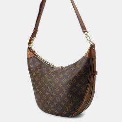  Louis Vuitton Brown Monogram Monogram Reverse Canvas Loop Hobo Bag