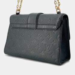 Louis Vuitton Noir Monogram Empreinte Leather BB Saint Sulpice Bag