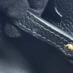 Louis Vuitton Noir Taurillon Leather Mini Capucines Bag