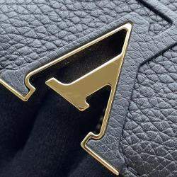 Louis Vuitton Noir Taurillon Leather Mini Capucines Bag
