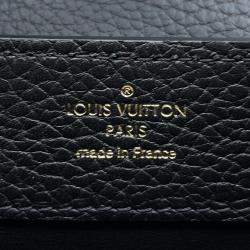 Louis Vuitton Noir Taurillon Leather Mini Capucines Bag