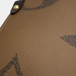 Louis Vuitton Brown Monogram Reverse Canvas Monogram Giant Onthego MM
