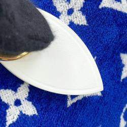 Louis Vuitton Blue/White Monogram Jacquard Velvet Speedy Bandouliere 20