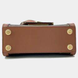 Louis Vuitton Brown Monogram Monogram Reverse Canvas Dauphine Capital