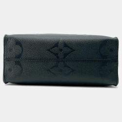 Louis Vuitton Noir Monogram Empreinte Leather Onthego PM