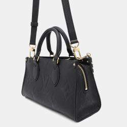 Louis Vuitton Onthego Ew Black Monogram Empreinte Leather