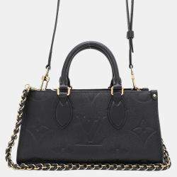 Louis Vuitton Onthego Ew Black Monogram Empreinte Leather