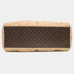 Louis Vuitton Lv Pillow Onthego Beige Monogram Recycled Nylon Size Gm