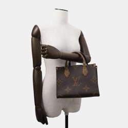 Louis Vuitton Onthego Red Monogram Monogram Reverse Canvas Size Pm