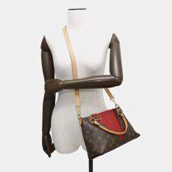 Louis Vuitton V Tote Cerise Monogram Size Bb