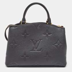 Louis Vuitton Black Monogram Empreinte Leather Petit Palais Bag