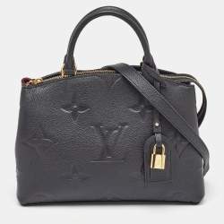 Louis Vuitton Black Monogram Empreinte Leather Petit Palais Bag