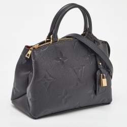 Louis Vuitton Black Monogram Empreinte Leather Petit Palais Bag