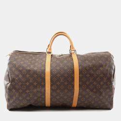 Louis Vuitton Brown Monogram Keepall 60