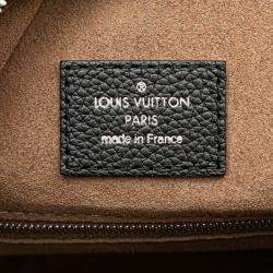 Pre Owned Louis Vuitton Black Monogram Mahina Babylone Chain BB