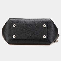 Pre Owned Louis Vuitton Black Monogram Mahina Babylone Chain BB