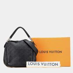 Pre Owned Louis Vuitton Black Monogram Mahina Babylone Chain BB