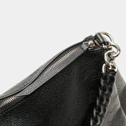 Pre Owned Louis Vuitton Black Monogram Mahina Babylone Chain BB