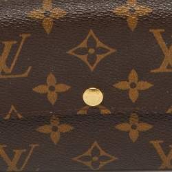 Louis Vuitton Monogram Canvas Sarah Long Wallet