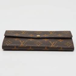 Louis Vuitton Monogram Canvas Sarah Long Wallet