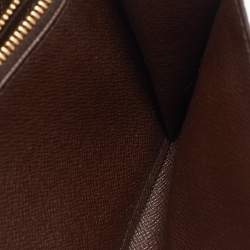 Louis Vuitton Damier Ebene Canvas Sarah Long Wallet