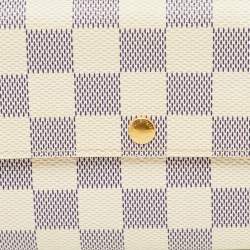 Louis Vuitton Damier Azur Canvas Sarah Long Wallet