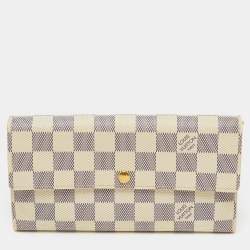 Louis Vuitton Damier Azur Canvas Sarah Long Wallet
