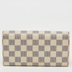 Louis Vuitton Damier Azur Canvas Sarah Long Wallet