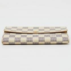 Louis Vuitton Damier Azur Canvas Sarah Long Wallet