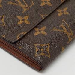 Louis Vuitton Monogram Canvas Sarah Long Wallet