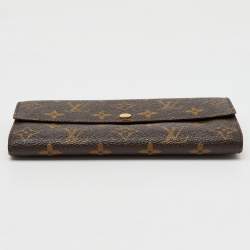 Louis Vuitton Monogram Canvas Sarah Long Wallet