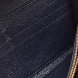 Louis Vuitton Bleu Infini Monogram Empreinte Leather Portefeuille Sarah Wallet