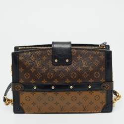 Louis Vuitton Monogram Reverse Canvas Trunk Clutch Bag