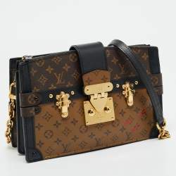 Louis Vuitton Monogram Reverse Canvas Trunk Clutch Bag