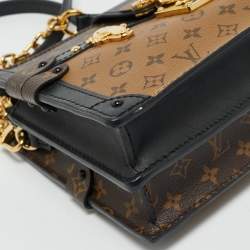 Louis Vuitton Monogram Reverse Canvas Trunk Clutch Bag