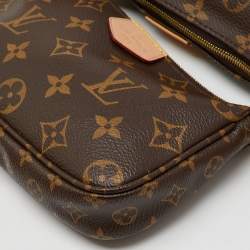 Louis Vuitton Rose Pink Monogram Canvas Multi Pochette Accessoires Bag