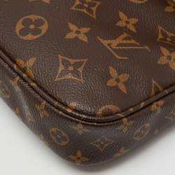 Louis Vuitton Rose Pink Monogram Canvas Multi Pochette Accessoires Bag