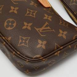 Louis Vuitton Khaki Green Monogram Canvas Multi Pochette Accessoires Bag