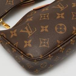 Louis Vuitton Khaki Green Monogram Canvas Multi Pochette Accessoires Bag