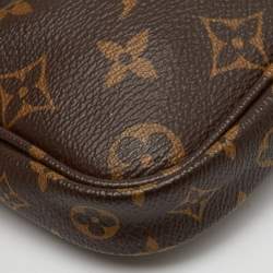 Louis Vuitton Khaki Green Monogram Canvas Multi Pochette Accessoires Bag