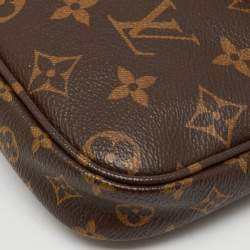Louis Vuitton Khaki Green Monogram Canvas Multi Pochette Accessoires Bag