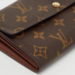 Pre Owned Louis Vuitton Monogram Canvas Sarah Long Wallet