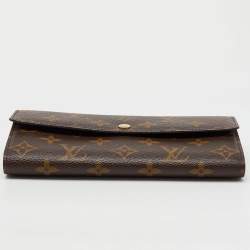 Pre Owned Louis Vuitton Monogram Canvas Sarah Long Wallet