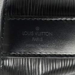 Pre Owned Louis Vuitton Black Epi Leather Sac D'Epaule PM Bag