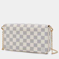 Louis Vuitton White Damier Azur Pochette Felicie