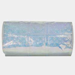 Louis Vuitton White Monogram Prism Keepall Bandouliere 50