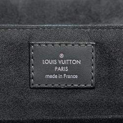Louis Vuitton Black Damier Cobalt Newport Messenger PM